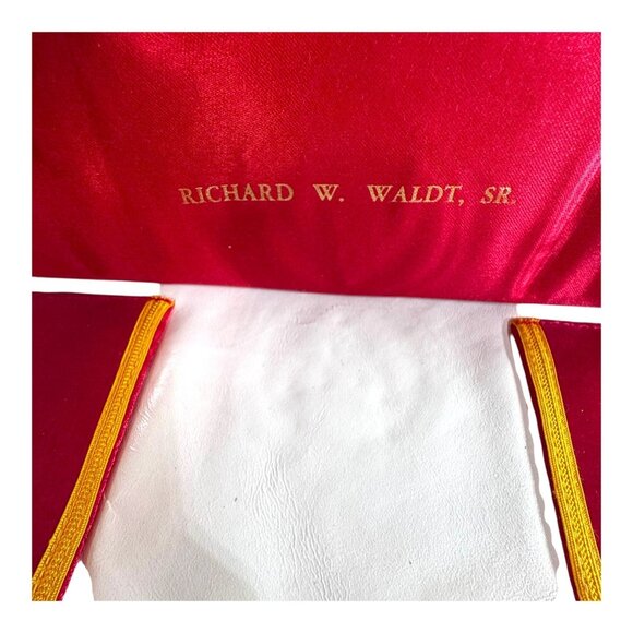 Vintage Wm. Lamber & Sons Masonic Apron Past High Priest Mason Embroidery READ - Picture 10 of 13